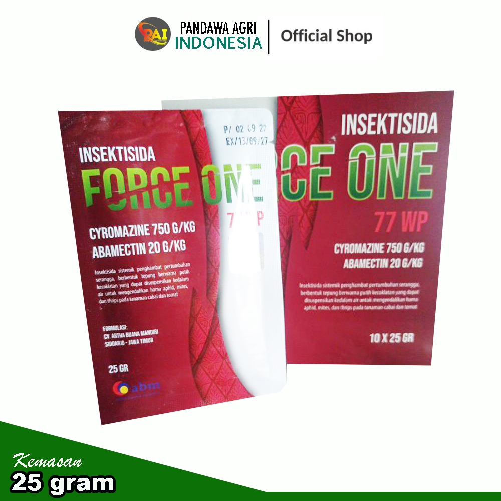 Insektisida Force One 77WP 25 gram | Insektisida Force one 25gram | Insektisida sejenis Trigard, Alg