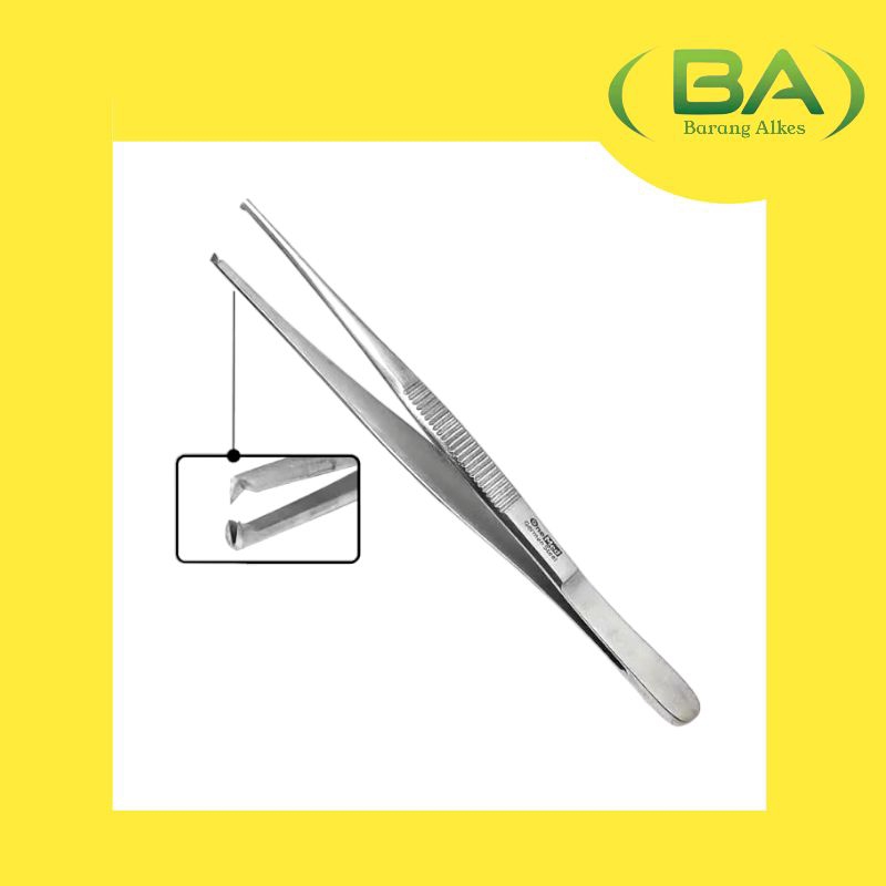Pinset 12,5cm Anatomis Cirugis Medis - Pinset Medis 12,5cm