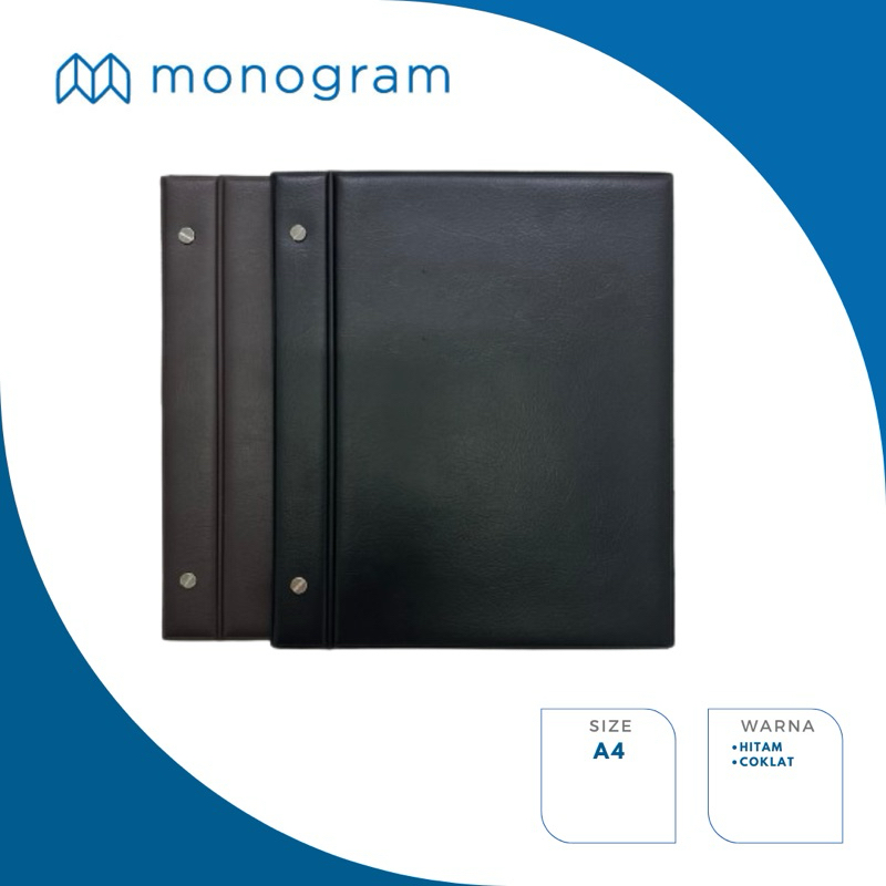

Cover Buku menu resto / cafe hotel model press bahan kulit motif urat dengan jepit baut READY STOCK