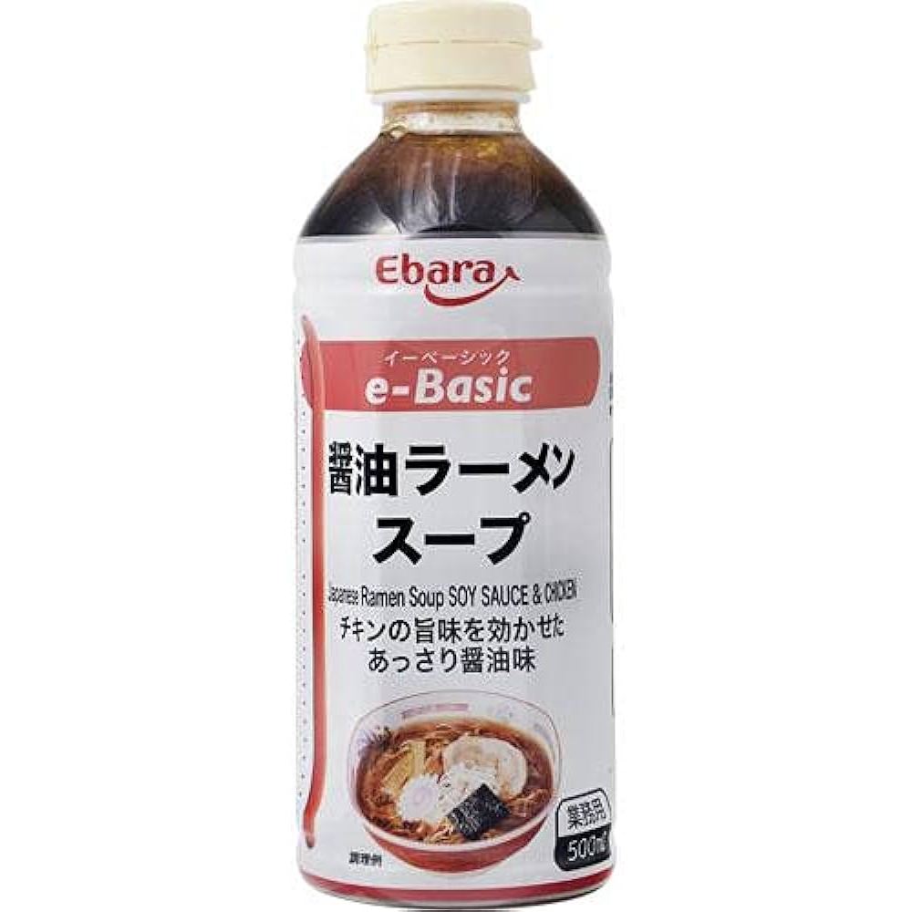 

EBARA e-Basic Japanese Ramen Soup Soy Sauce & Chicken 500ml B2