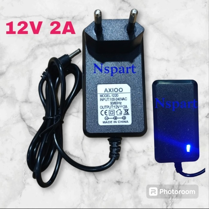 ADAPTOR CHARGER AXIOO SLIMBOOK 14A MODEL:CG14D01 12V-2A 3.5*1.35MM
