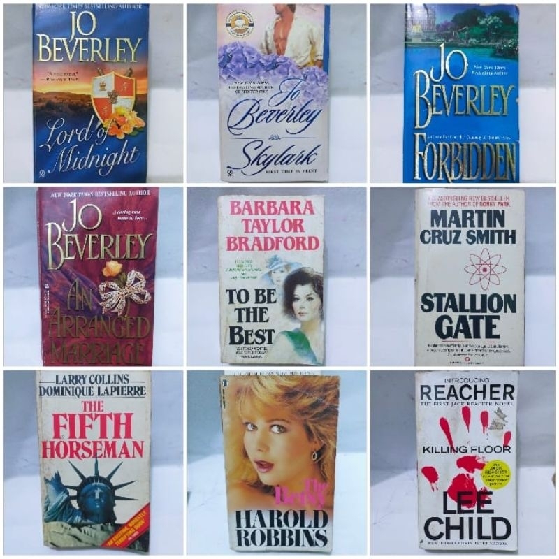 Novel  Murah Jo Beverly An arranged. Stallion gate. Skylark. To be the best Lee child. The Betsy. Th