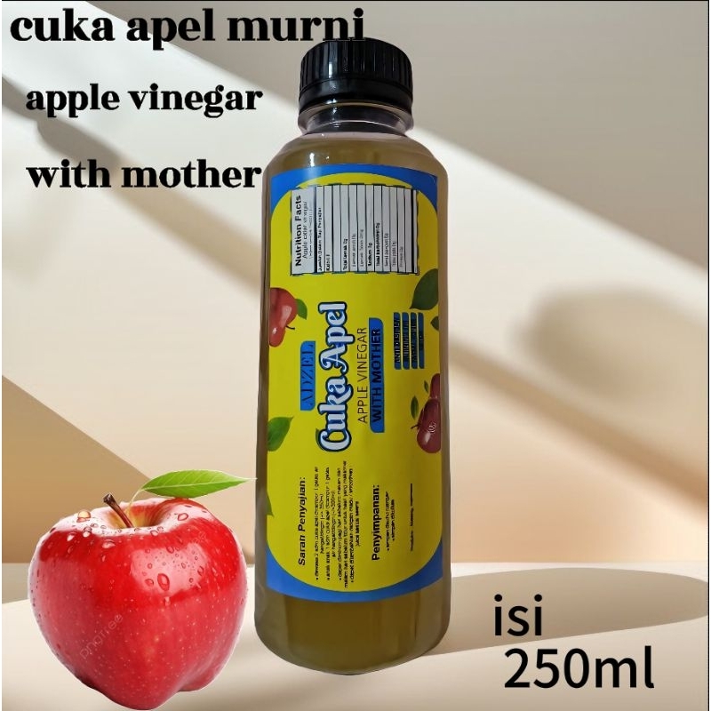 

Cuka Apel organik apple cider vinegar with mother 250ml