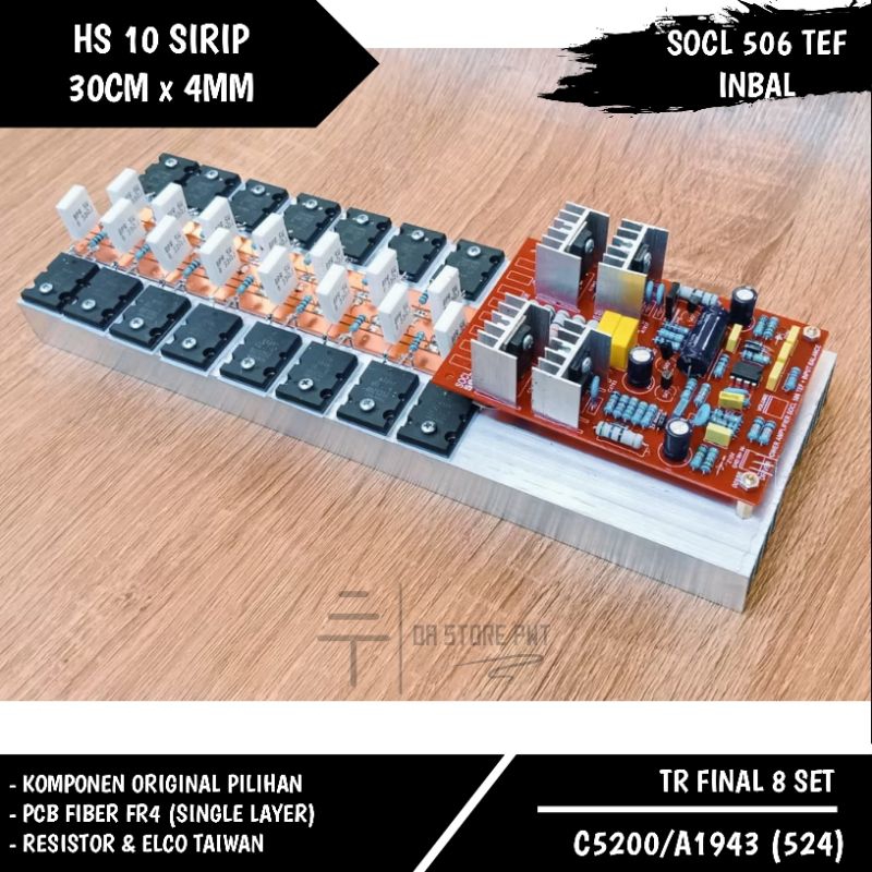 POWER SOCL 506 TEF DRIVER POWER SOCL 506 FIBER + FINAL 8 SET