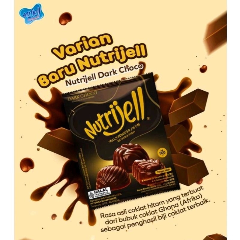 

Nutrijell Dark Choco 24gr