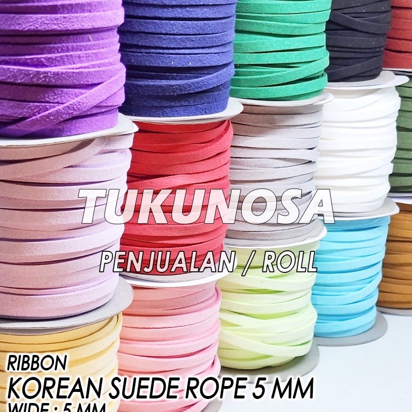 

PRODUK TERBARU PERROLL KOREAN SUEDE ROPE 5 MM TALI SUEDE TALI GELANG PITA SEMI KULIT PITA KEMASAN KADO HAMPERS SOUVENIR SUVENIR ULANG TAHUN KERAJINAN HAND MADE CRAFT