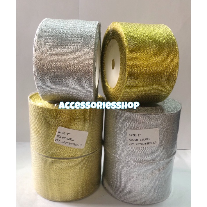 

DISKON SPESIAL Pita gliter 25cm panjang 2yardRoll