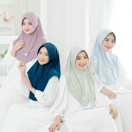 Bergo Instan Pet Bahan Jersey // Ukuran S M L // Kenan Hijab ORI