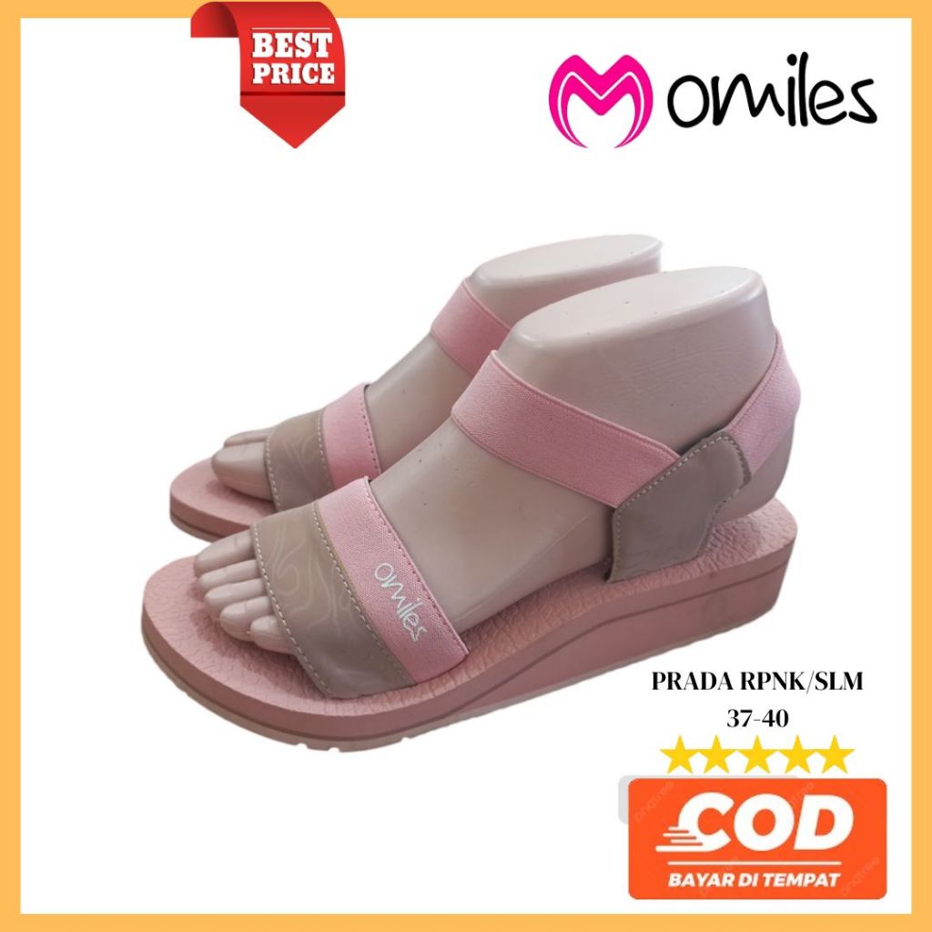 OMILES SANDAL GUNUNG WANITA  SANDAL JEPIT SANDAL WANITA DEWASA TERBARU SIZE 37 38 39 40 KEKINIAN ORI