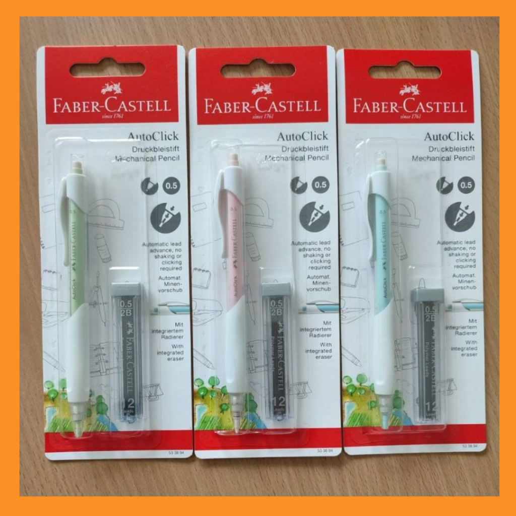 

FABER CASTELL Pensil mekanik + isi 0.5 2B 533894