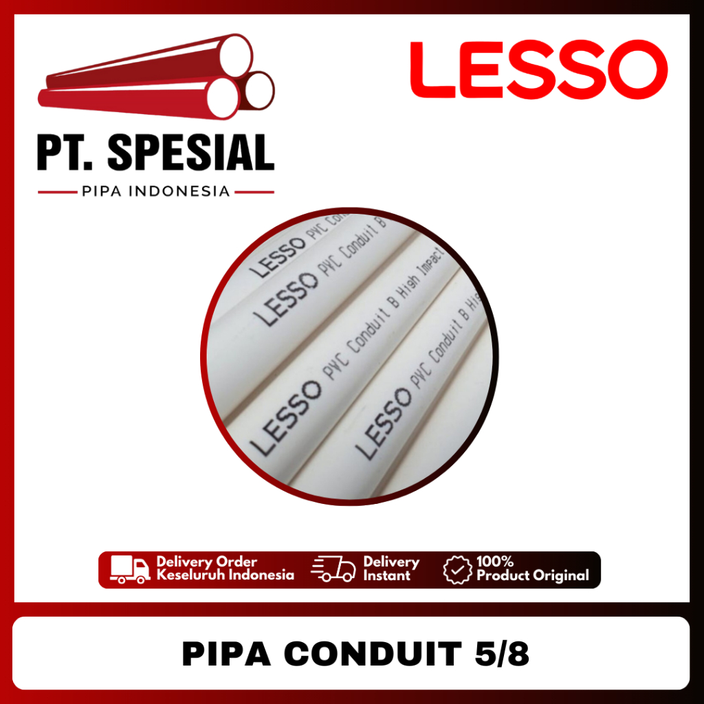 Pipa Conduit Lesso 5/8 Pipa Listrik Conduit - 07