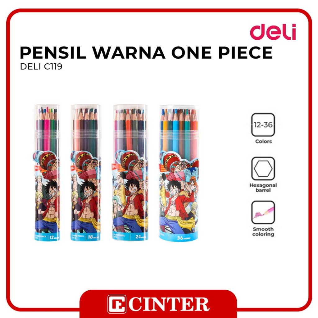 

DELI - PENSIL WARNA / PENCIL COLOUR ONE PIECE 12 WARNA C119-12