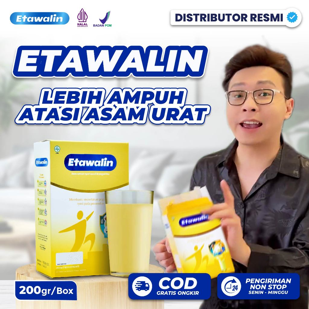 

Etawalin Original Susu Kambing Etawa Solusi Atasi Masalah Asam Urat Nyeri Sendi Dan Pegal Linu 200g