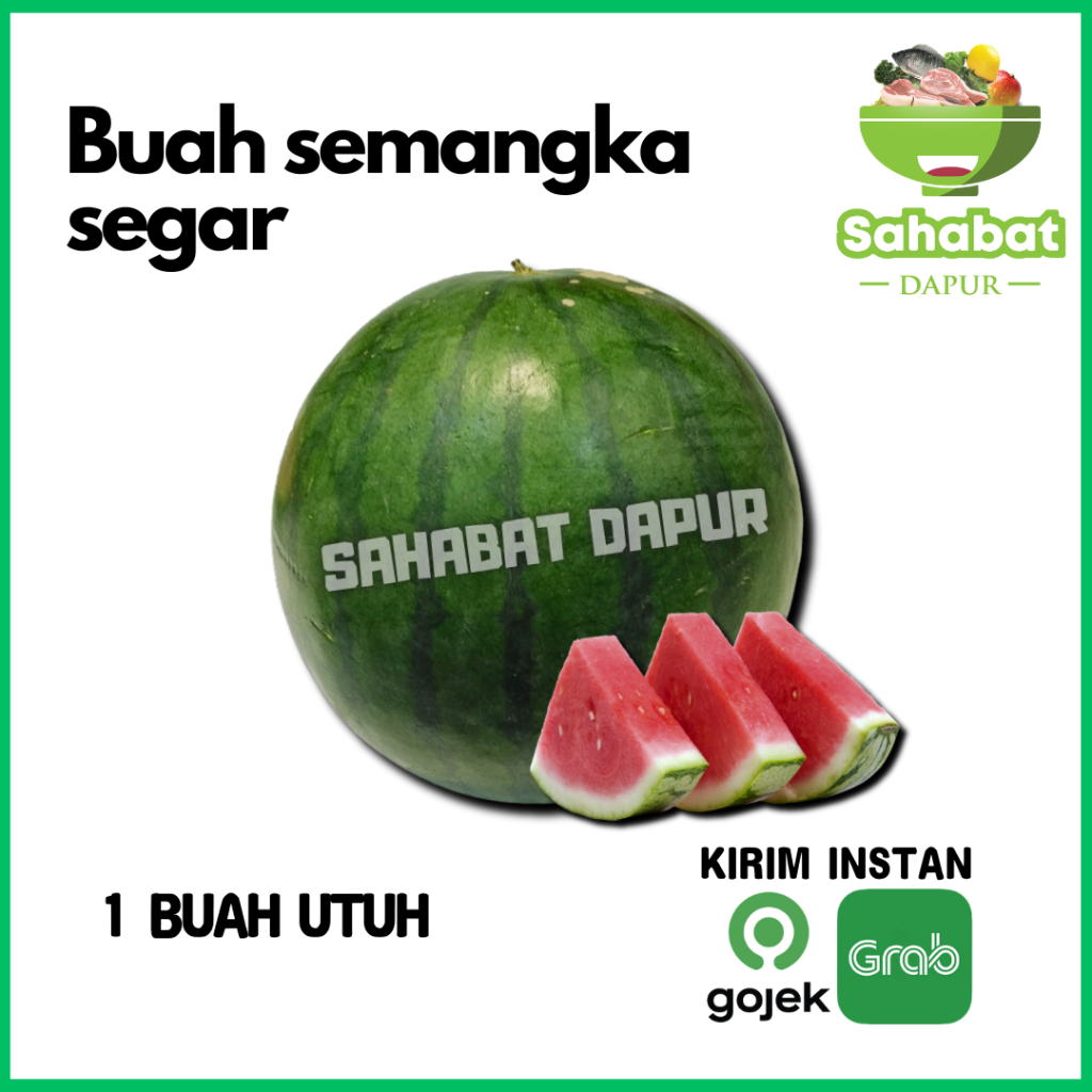 

Semangka/Buah Semangka 1buah Sahabatdapur