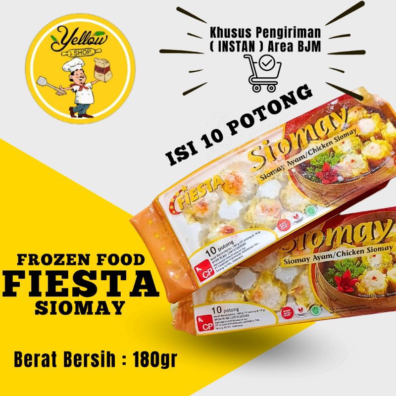 

FIESTA SIOMAY / FROZEN FOOD / SIOMAY BEKU 180GR / 10 POTONG