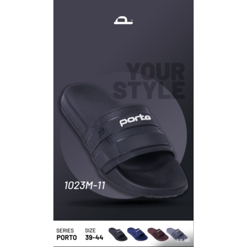Sandal Slip On Porto 1023M-11