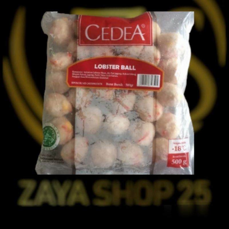 

Cedea Lobster Ball 500gr isi 29pcs