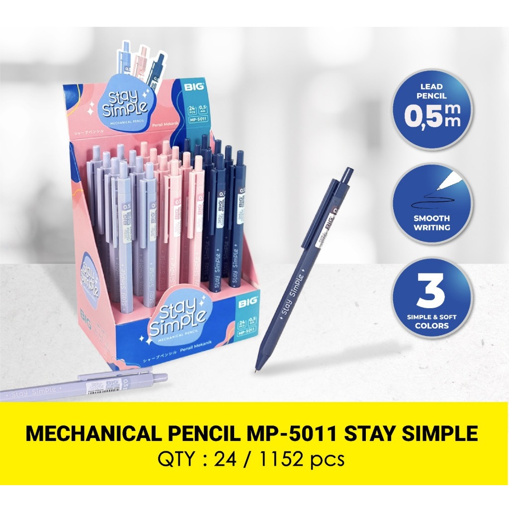 

PENSIL MEKANIK BIG MP-5011, MP-5012, MP-5013