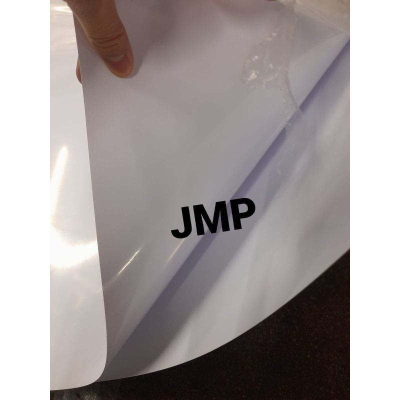 Pvc Susu 1mm lembaran mika putih susu