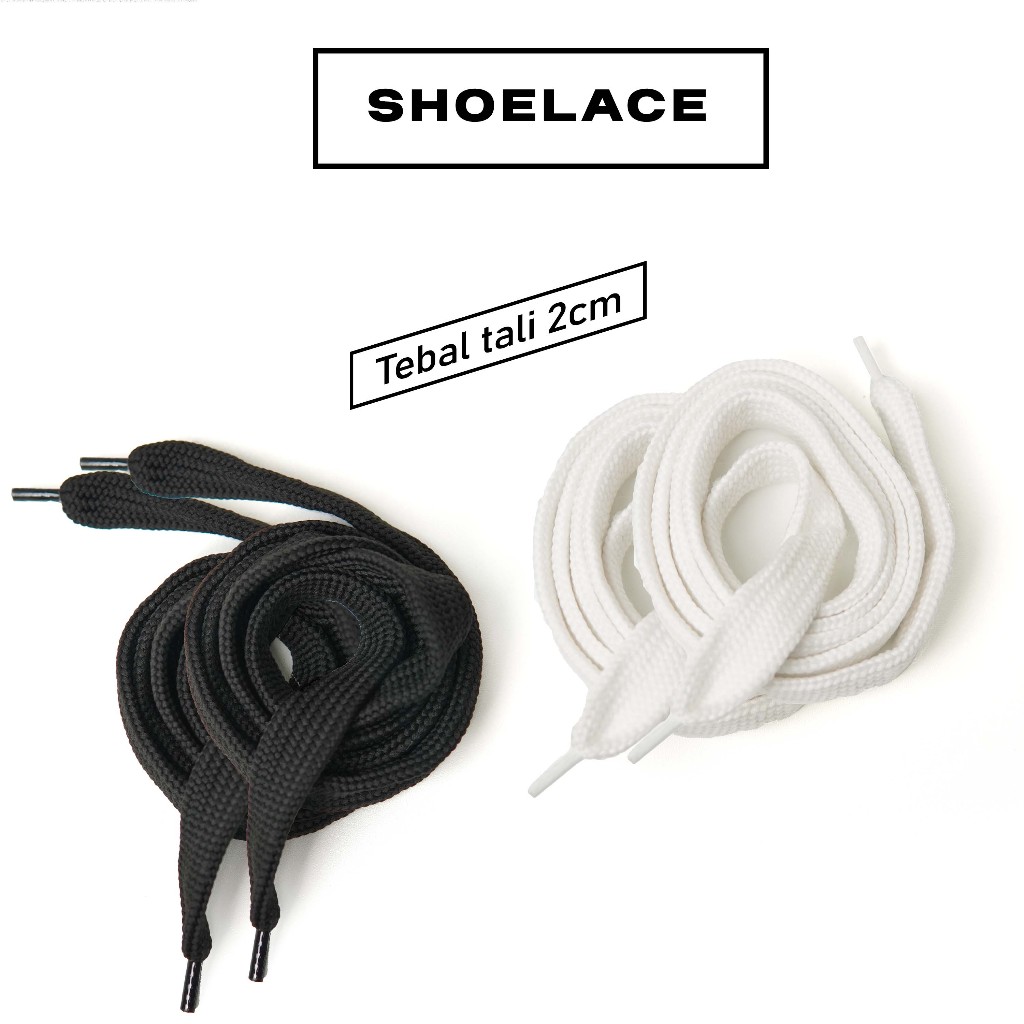 TALI SEPATU GEMUK - TALI SEPATU RAINGEL GEMUK - TALI 2CM