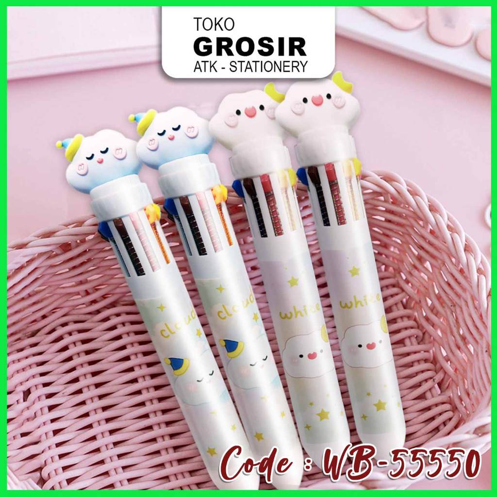 

Cute Bulpoin 10 Warna Karaklter Cloud - WB-55550