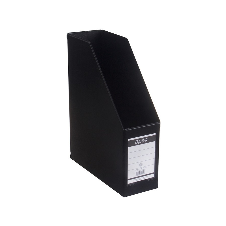 

Bantex Magazine File (Box File) 10cm Folio Black #4011 10 - PC