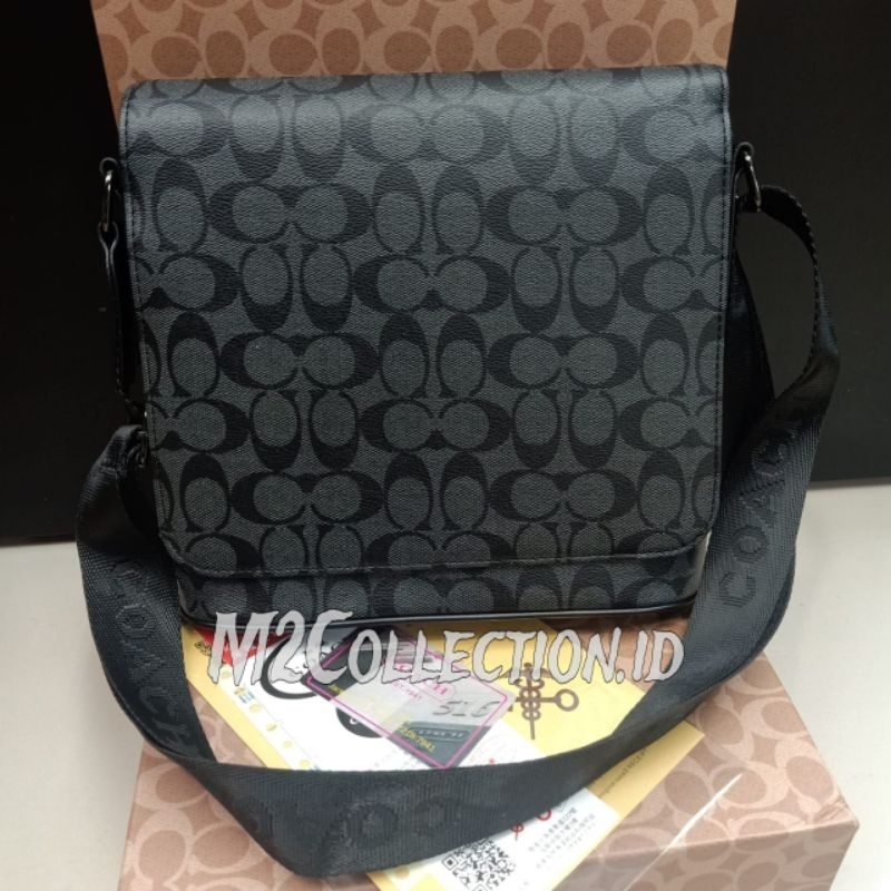 Tas selempang coach signature Masseger bag Premium Quality