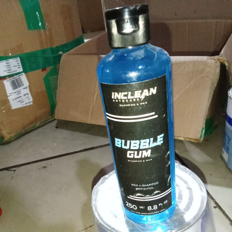 inclean shampoo & wax ph7 neutral 250ml