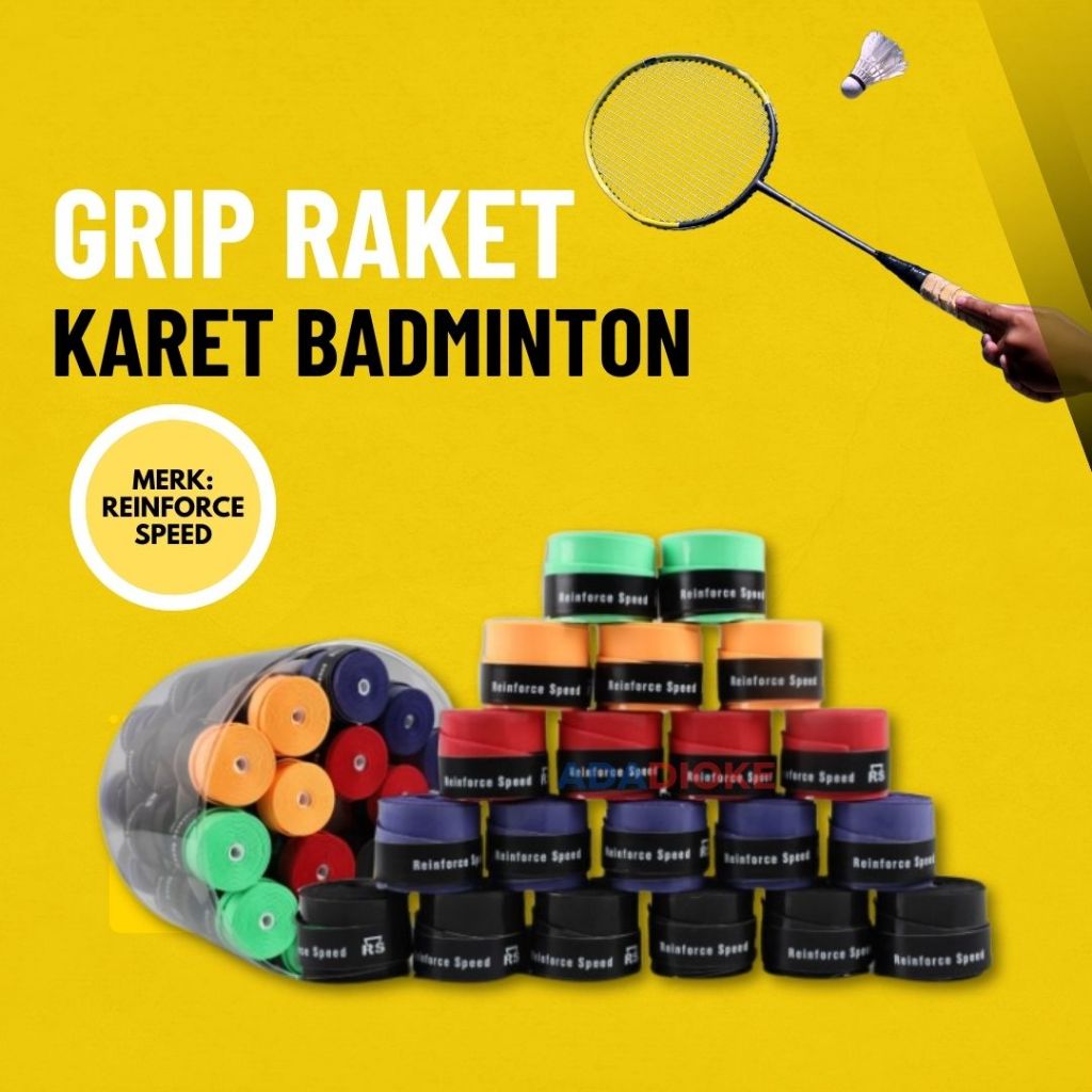 Grip Karet Raket Badminton / Raket Tenis Grip Karet Anti Slip