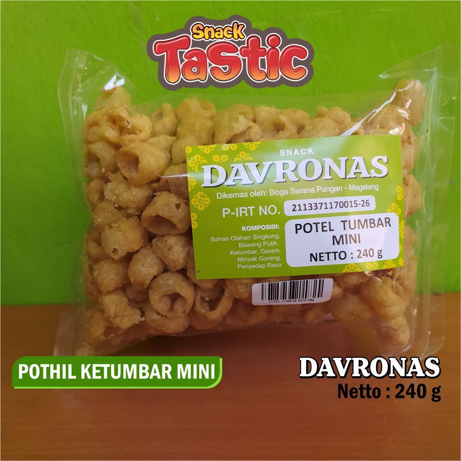 

potil / pothil tumbar mini davronas 240g / camilan Magelang