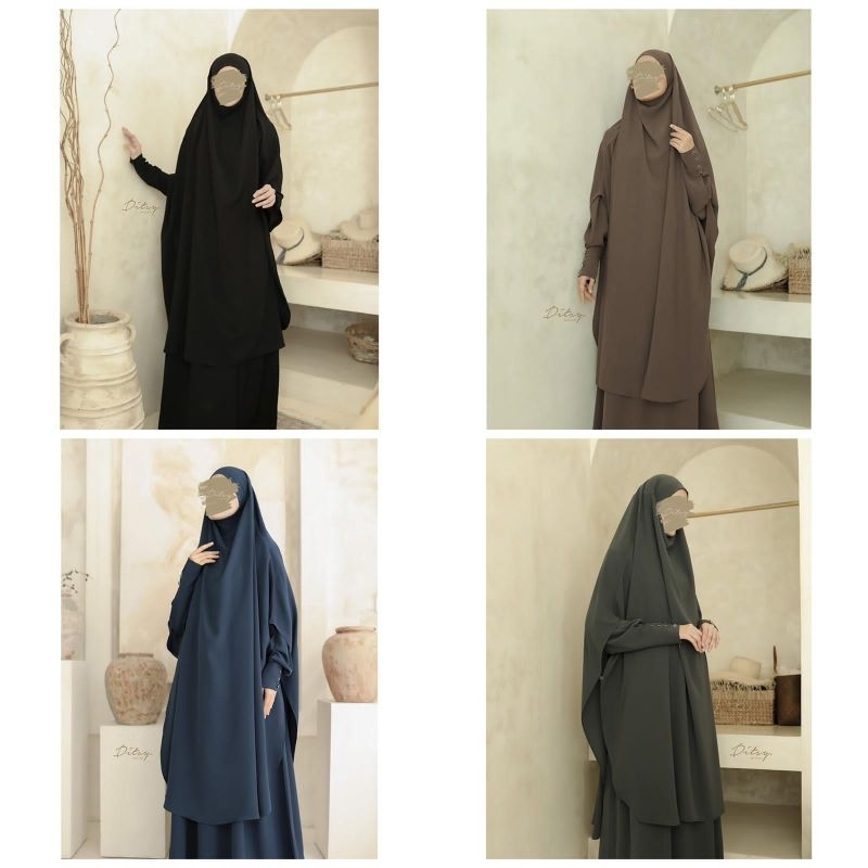 SHAIMA MAZEN SERIES BY DITSY EDISI AGUSTUS 2024 - FRENCH KHIMAR SHAIMA SERIES DITSY