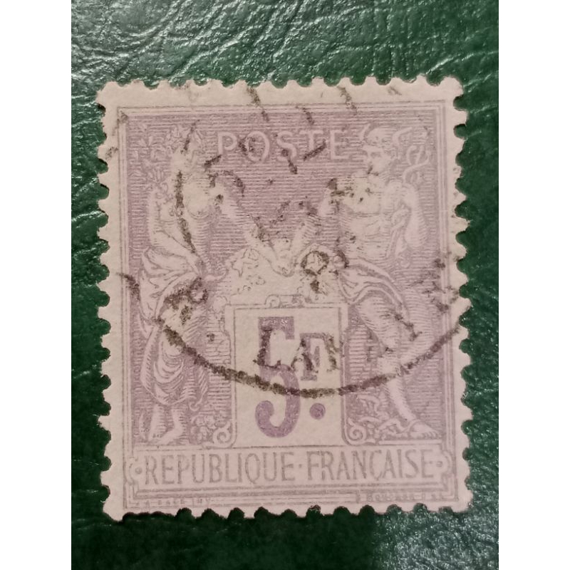

Prangko Perancis 5 F Tahun 1877-1900 USED