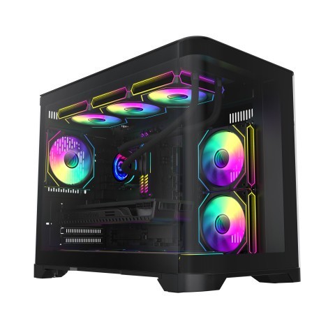 Casing PC Gamemax Hype-M Black Case