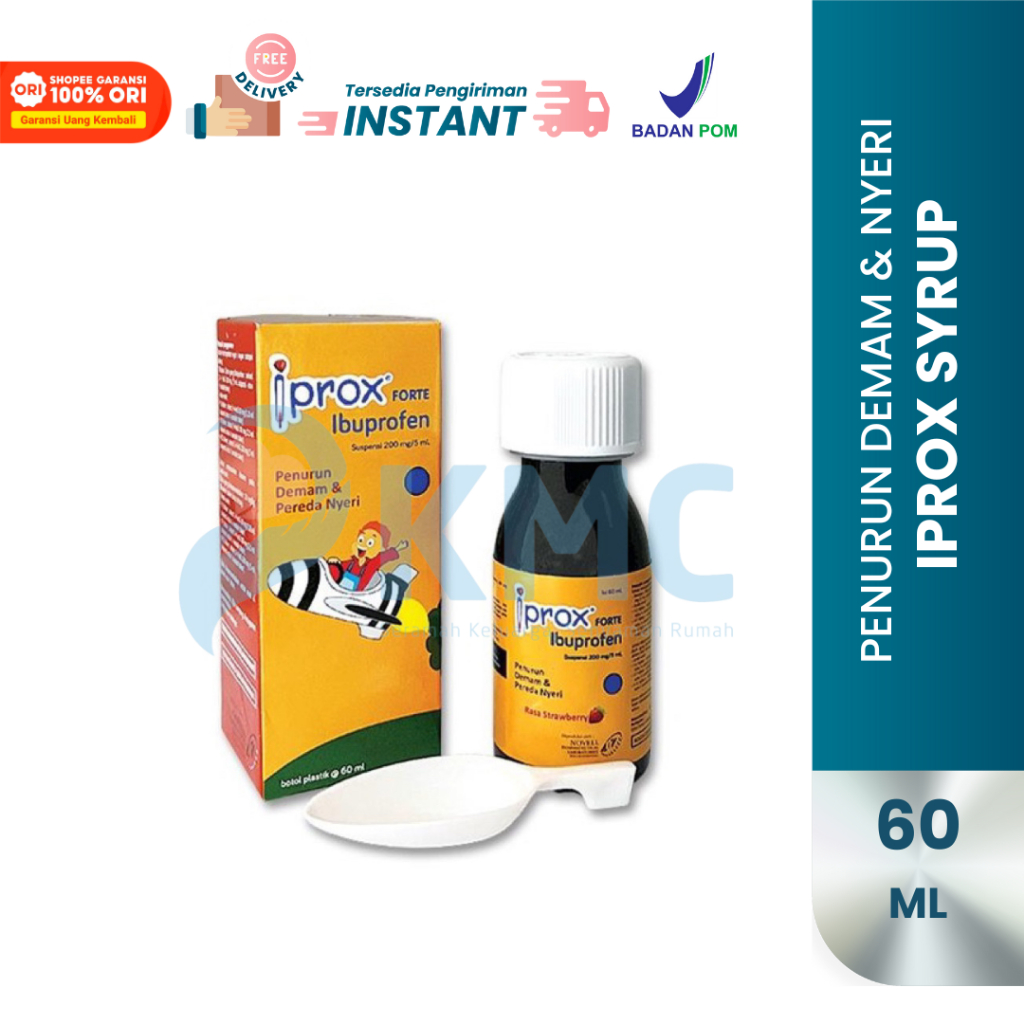 Iprox Forte Sirup 60ml Ibuprofen Anak