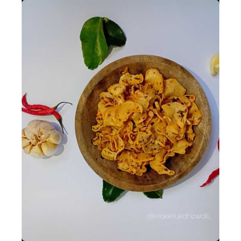 

KRIAKKRIUK DHEWALI - Basreng Pedas Daun Jeruk 1 kg - 250 gram