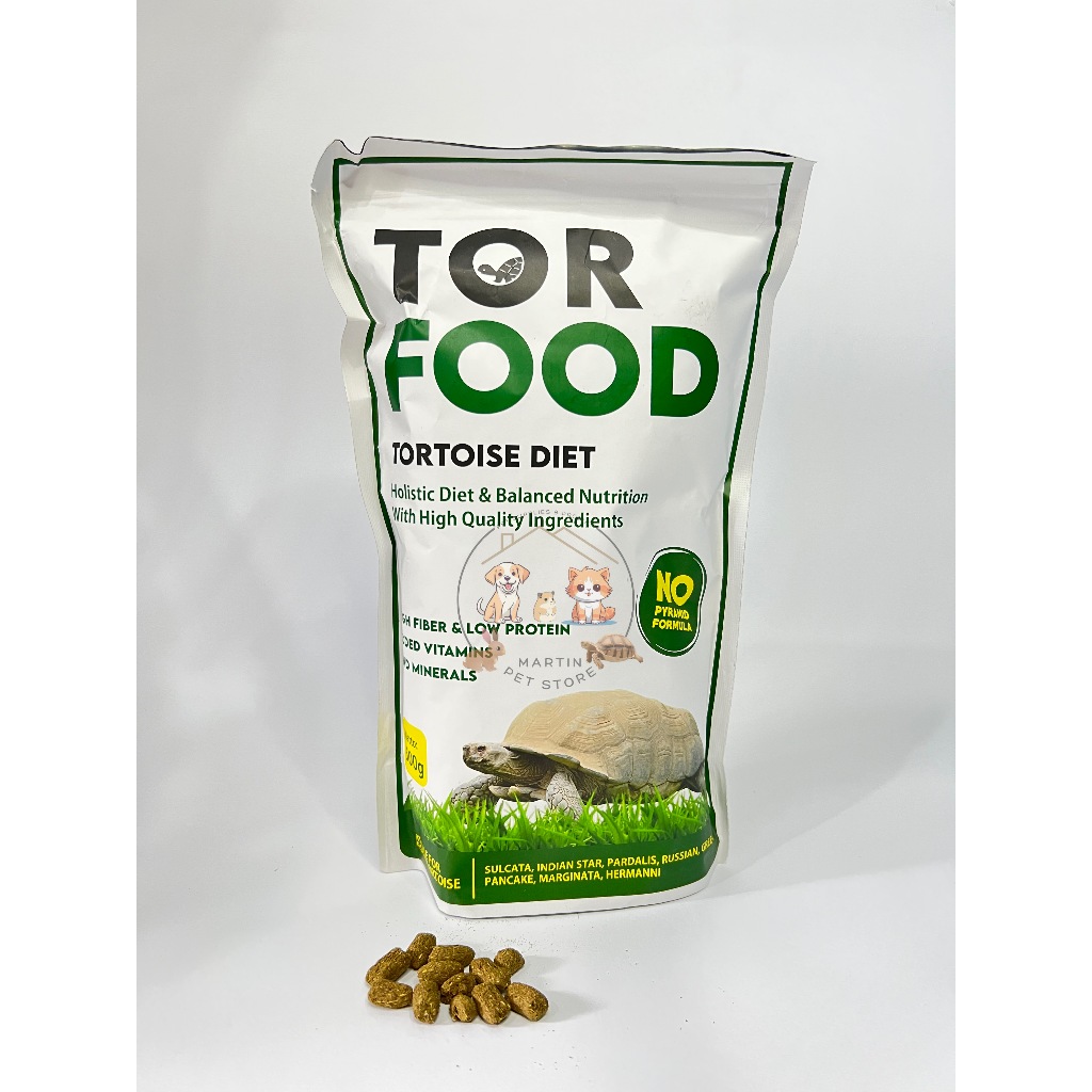 TORFOOD TORTOISE DESERT DIET 500 GR Pelet Kura Sulcata Indian Star Pardalis Russian Greek Pancake Ma