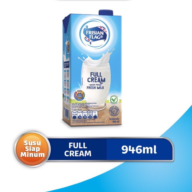 

SUSU UHT FULL CREAM FRISIAN FLAG 946ML