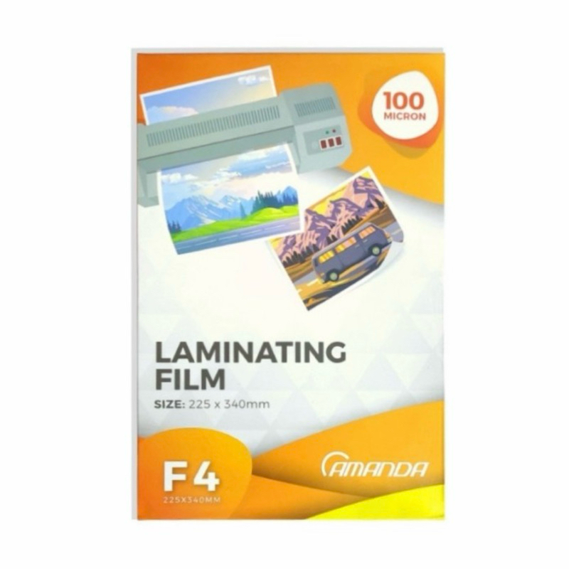 

PLASTIK LAMINATING FILM AMANDA UKURAN F4 100 MICRON