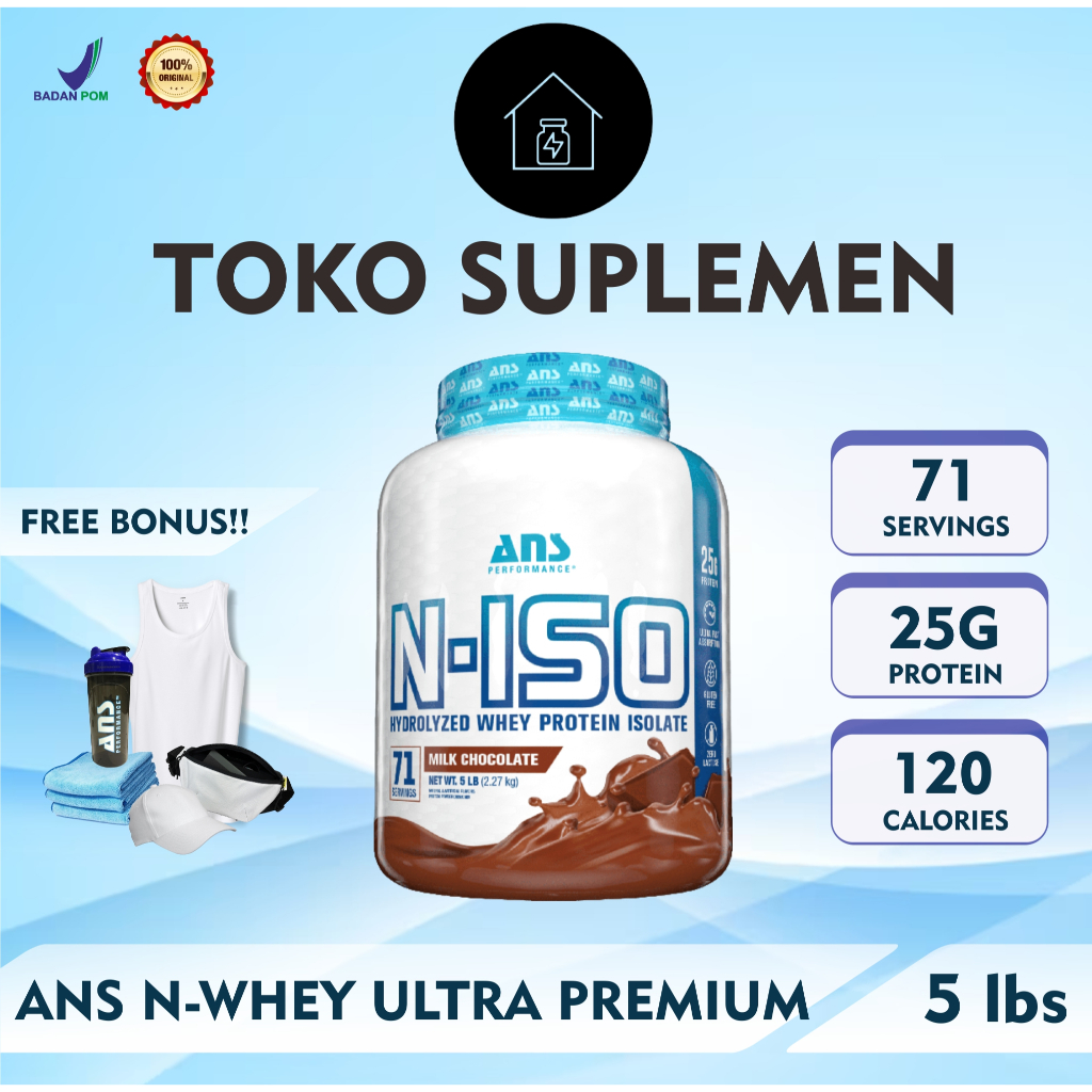 ANS N-ISO 5LBS - WHEY PROTEIN ISOLATE HYDROLIZED NISO 5 LBS