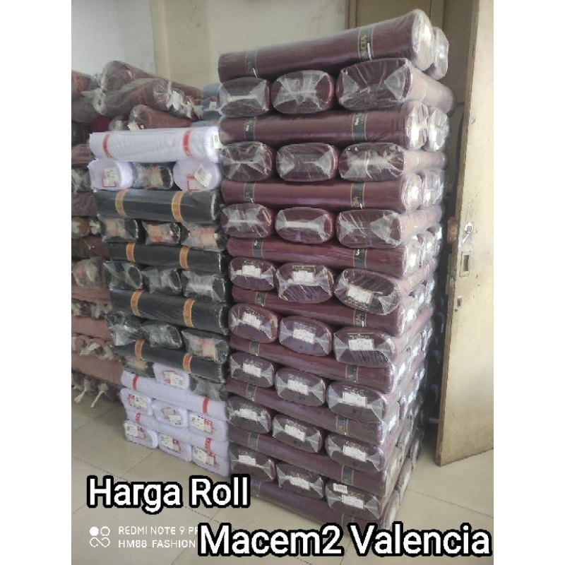 Harga Roll Real Valencia/ Valenciaga/ New Valencia/ Valencia HD/ Valencia/ Valencia Maestro/ Valenci