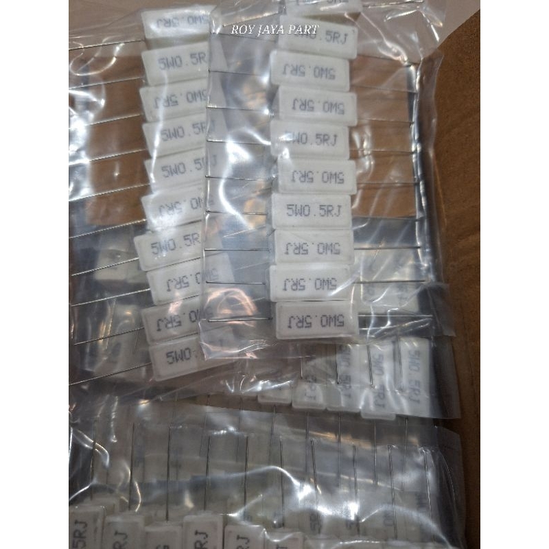 10pcs R Kapur 5W 0,5R