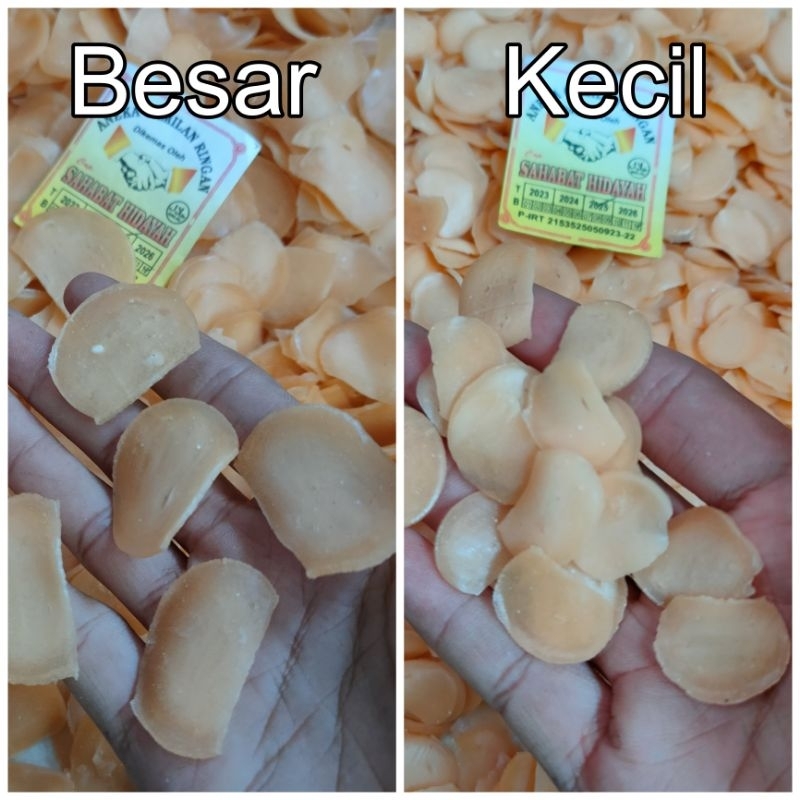 

Kerupuk mentah / kerupuk gado-gado, kerupuk sari udang (500g)