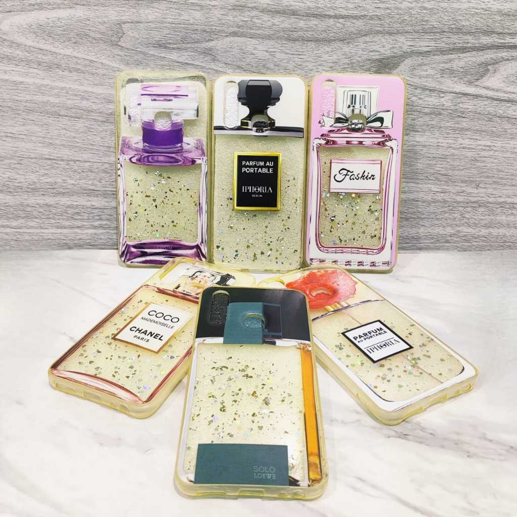 Case Gliter Parfum Oppo F15 / A91 / RENO 3 Soft Highclass New Hot
