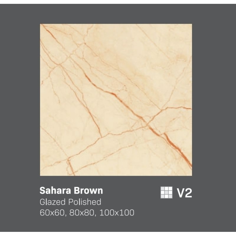 Granit Indogress Sahara brown 60x60 Gp polish