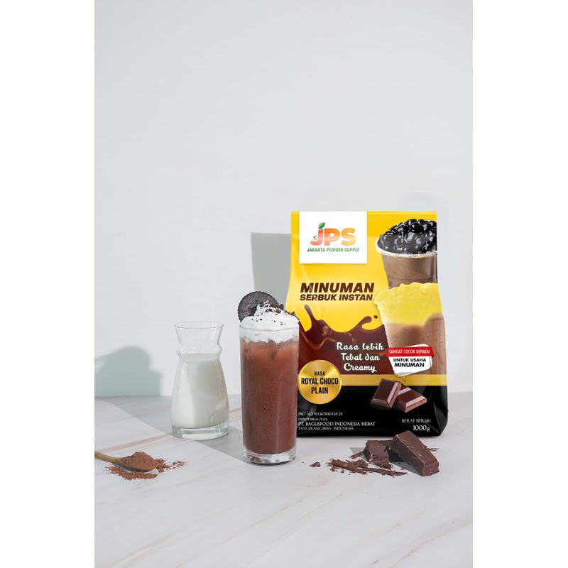 

Powder Drink JPS Bubuk Minuman Rasa ROYAL PLAIN 1Kg