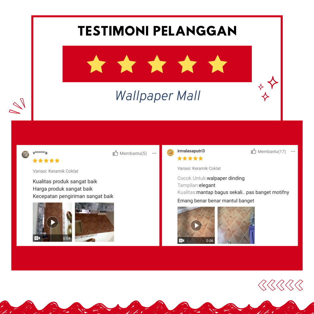 Musangjantan112 List Wallpaper Dinding List Foam 3D Wall Border Lis Foam Stiker Dinding Wall