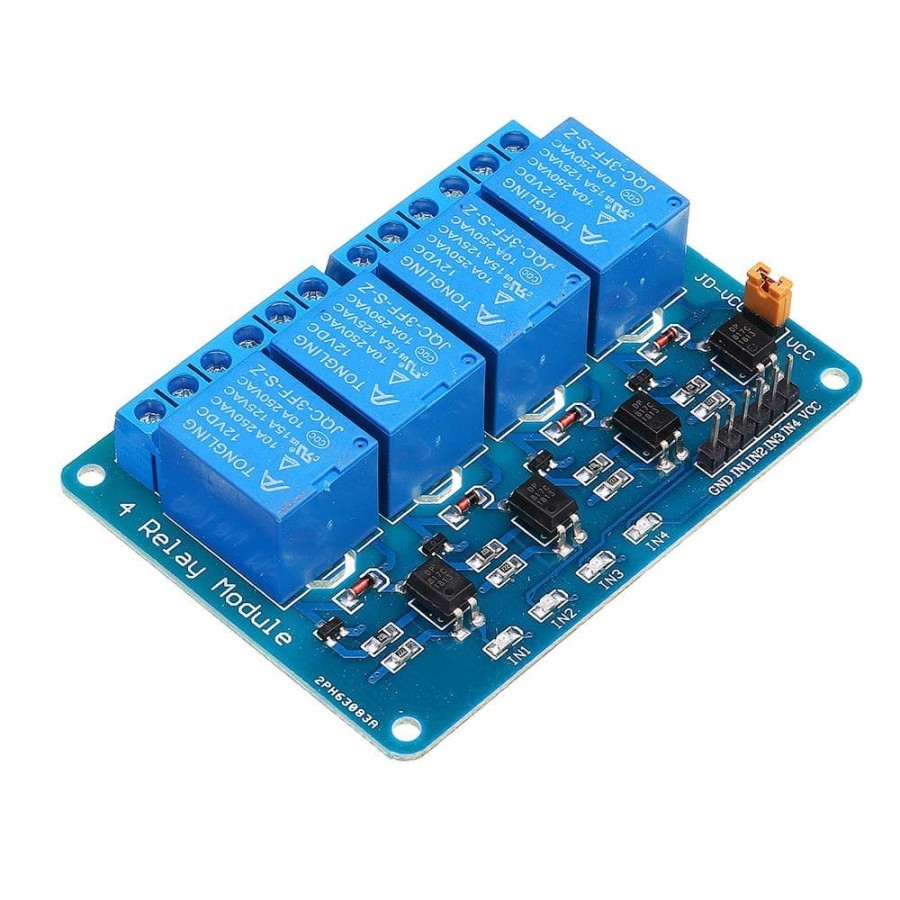 Modul Relay 12V 4 Channel Relay Module Modul Relay 4 Channel 12 Volt