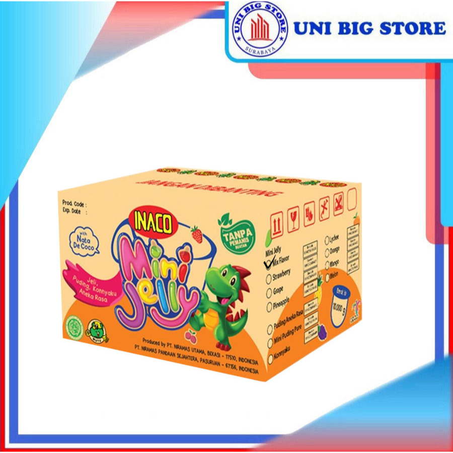 

Inaco Mini Jelly Mix Cup 10 kg DUS Jeli Nata De coco
