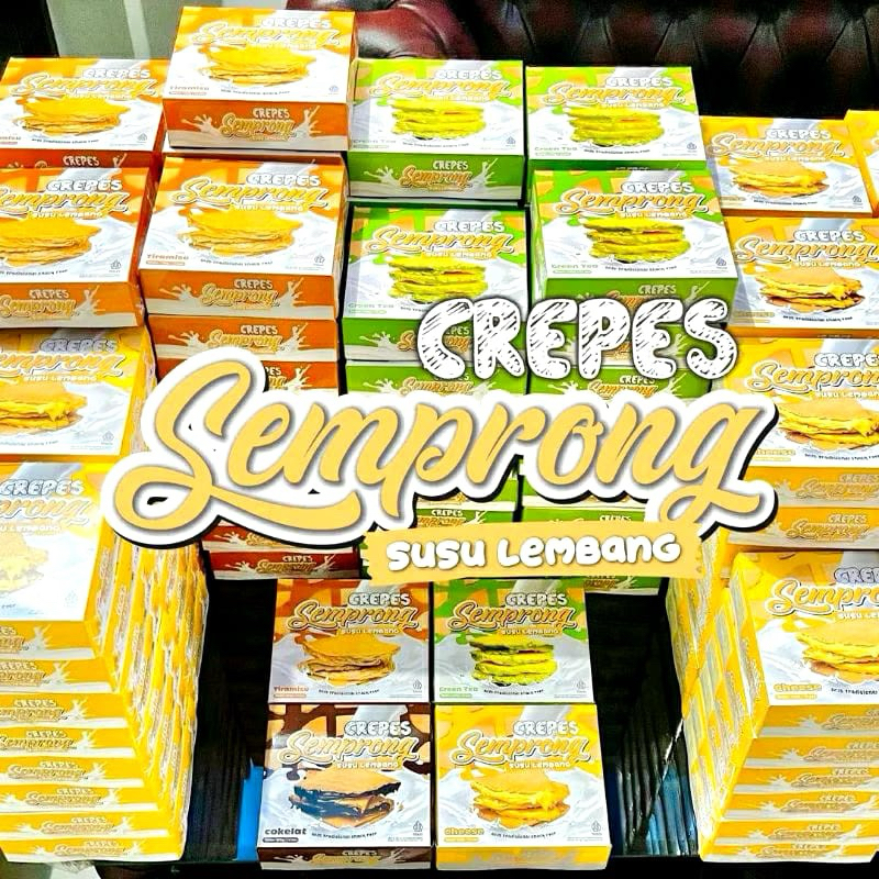 

CREPES SEMPRONG SUSU LEMBANG BEST SELLER 12pcs