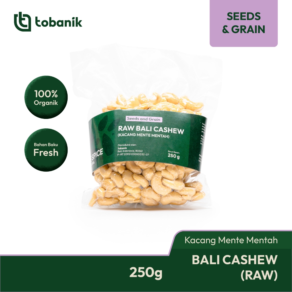 Raw Bali Cashew Nut / Kacang Mente Mede Mentah Bali